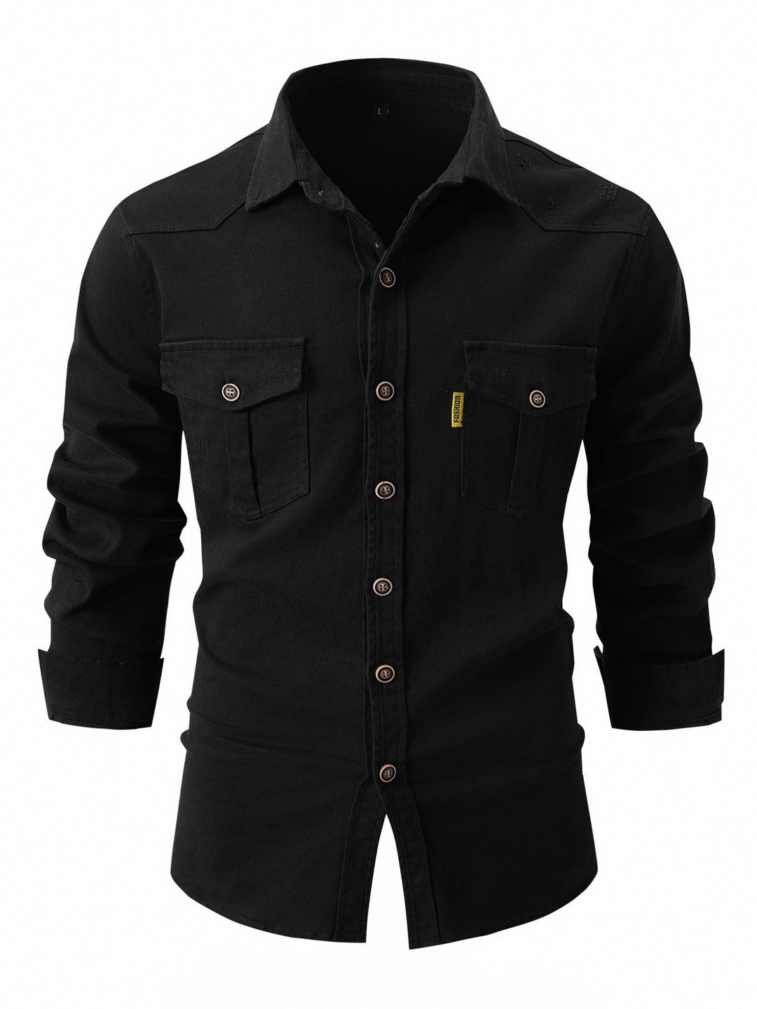 Levoire | Chemise Élégante Pour Hommes Noir