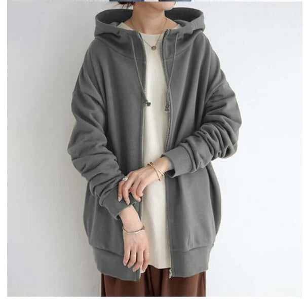 Levoire | Surdimensionné Sweat À Capuche En Laine Gris