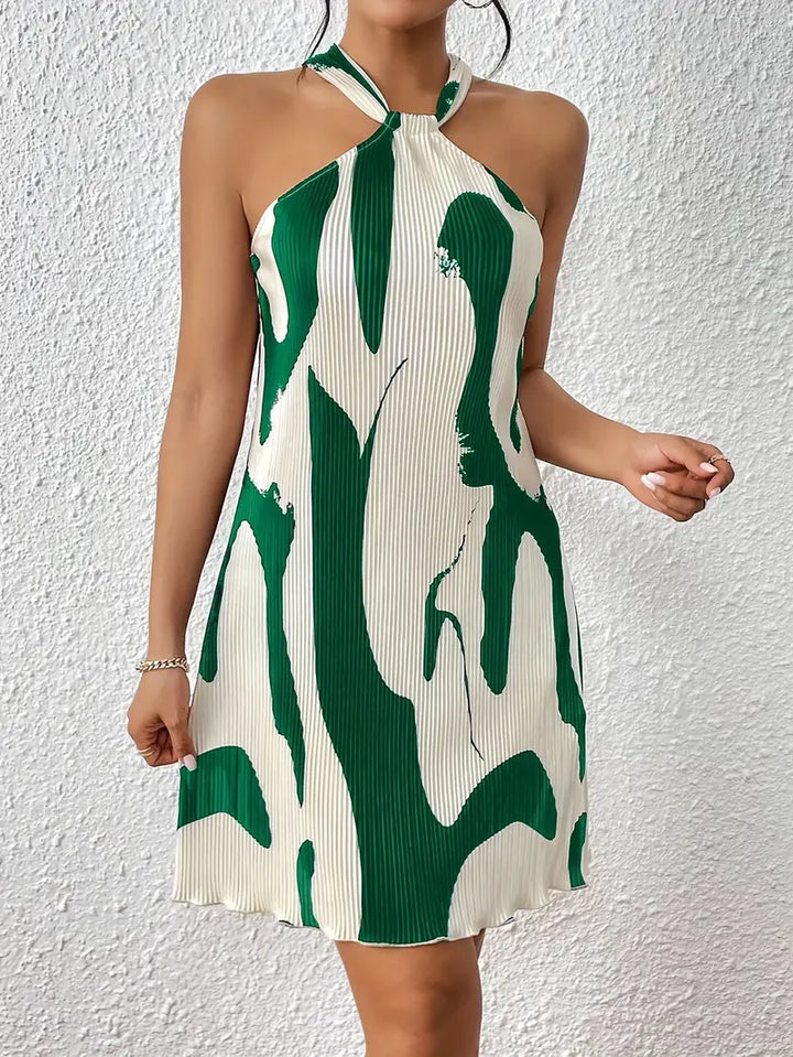 Levoire | Robe Sans Manches Avec Impression Allover