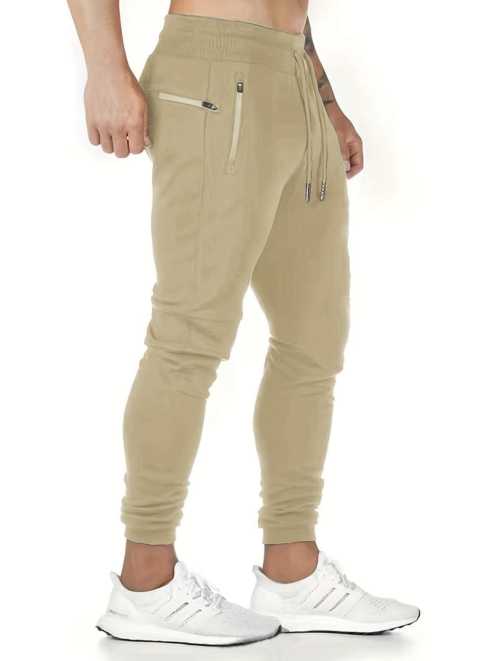 Levoire | Pantalons De Jogging Confortables Pour Hommes Avec Poches Et Cordons Couleur crème