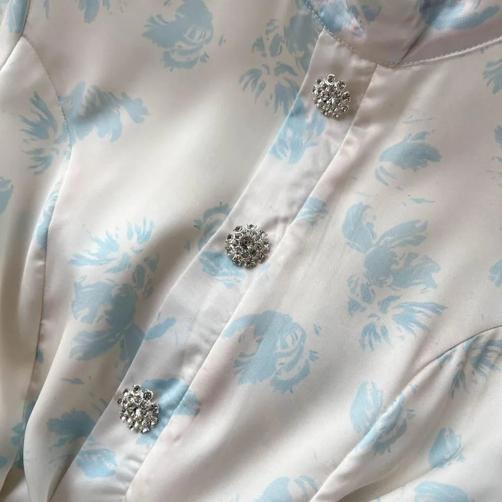Levoire | Robe en chiffon Kukka avec des épingles à nourrice au col