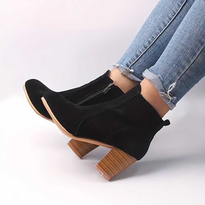 Levoire | Bottes Relaxantes Pour Femmes Avec Un Talon Épais Pour Une Marche Confortable