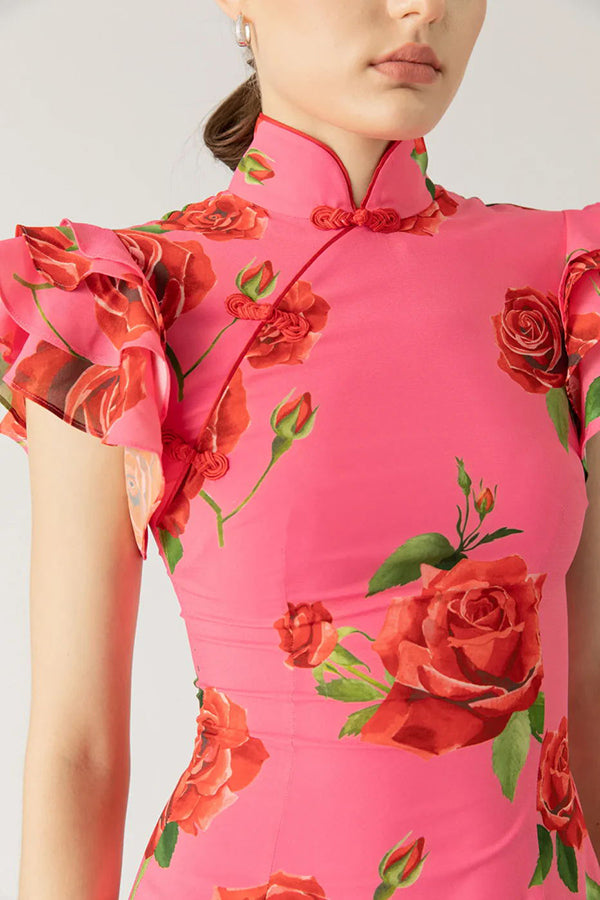 Levoir | Robe avec des manches évasées