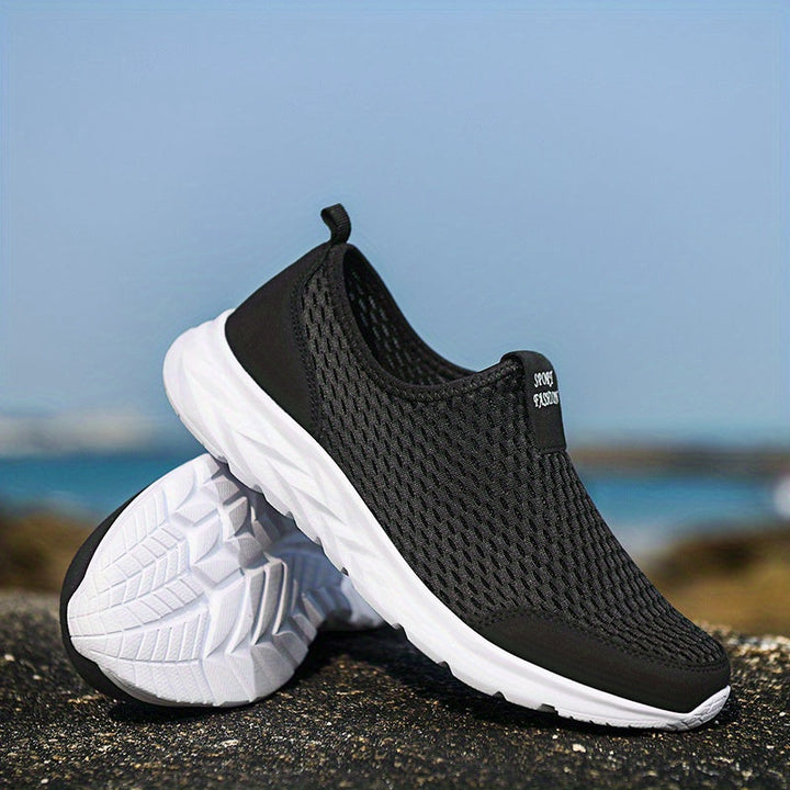Levoire | Léger Respirant Antidérapant Chaussures Orthopédiques Noir et blanc