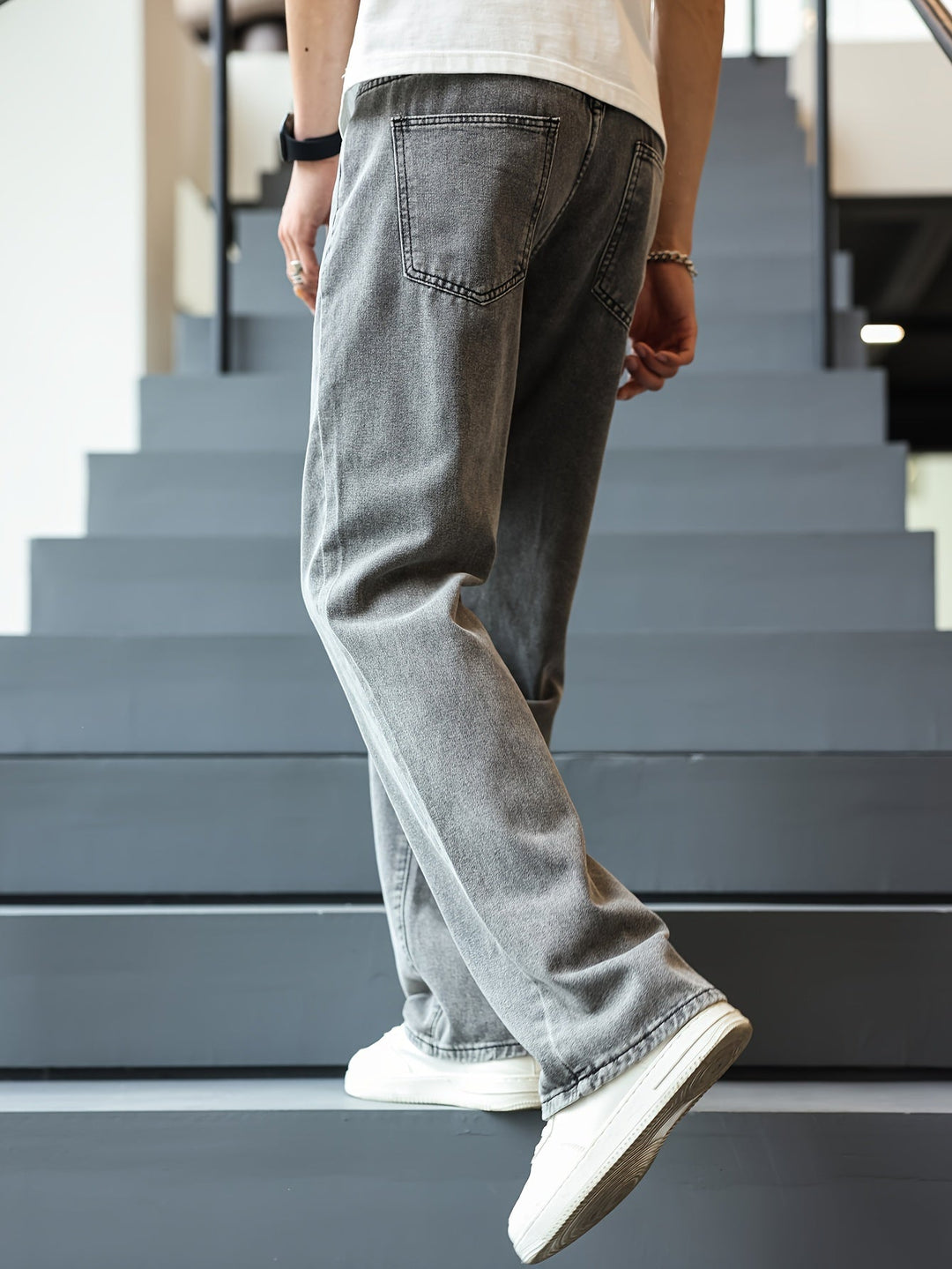 Levoire | Pantalons En Denim Large Élégants