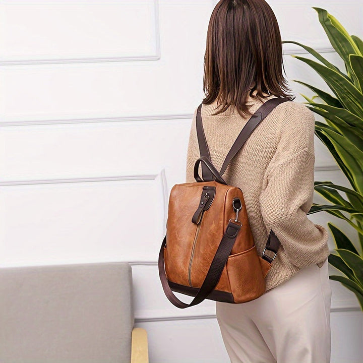 DiAvrianestahlsicherer Sac à dos Femme Vegan | Anti-DiAvrianestahl Sac à dos de ville