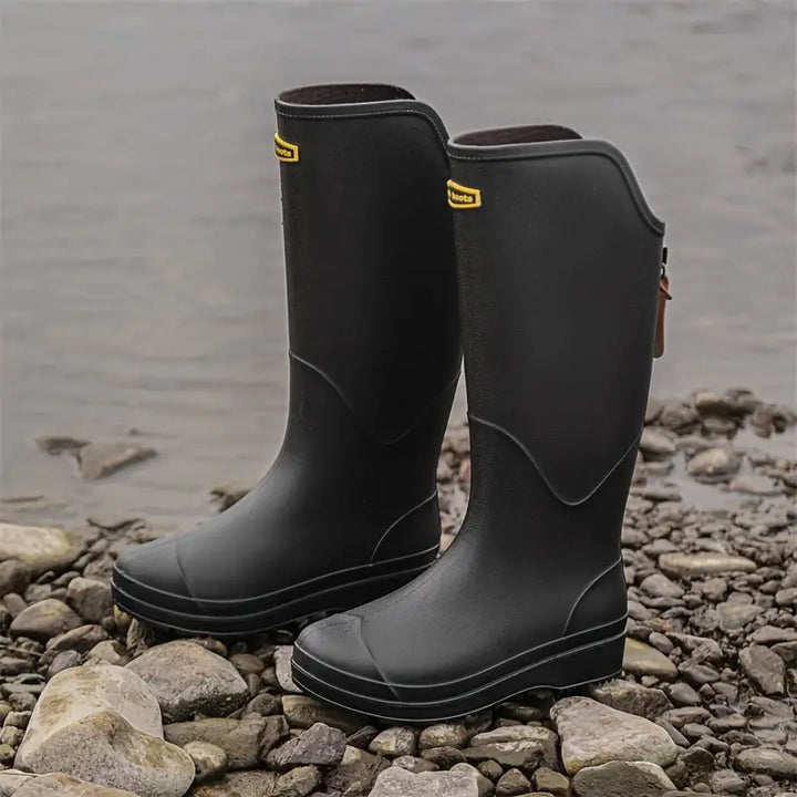 Levoire | Bottes En Caoutchouc À La Mode Pour Femmes Pour La Pluie Noir