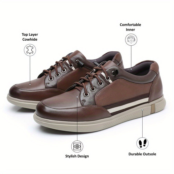 Levoire | Cuir Chaussures Plates Pour Hommes D'Affaires