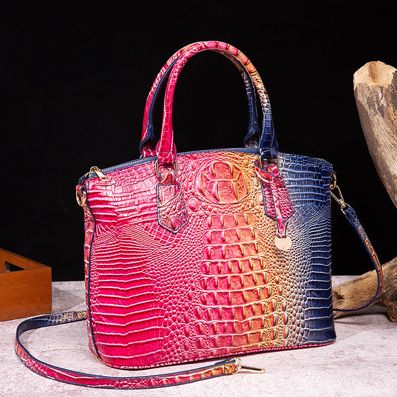 Levoire | Sac À Bandoulière Rétro Portable Pour Femmes Rosa Bleue
