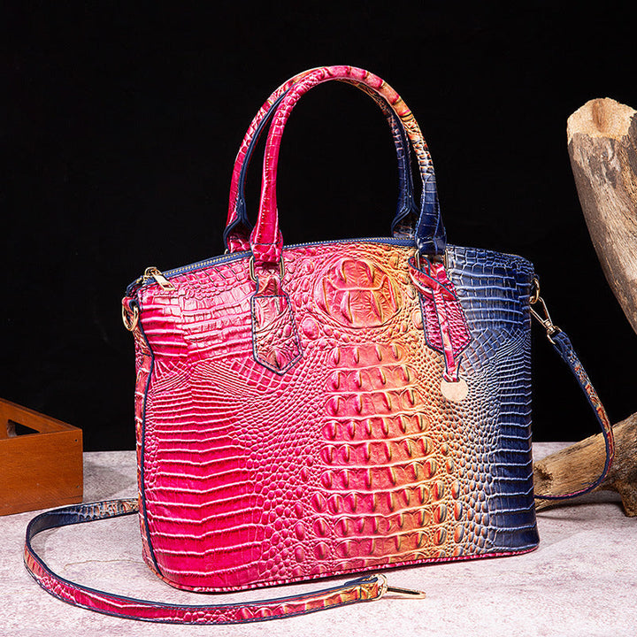 Levoire | Sac À Bandoulière Rétro Portable Pour Femmes Rosa Bleue
