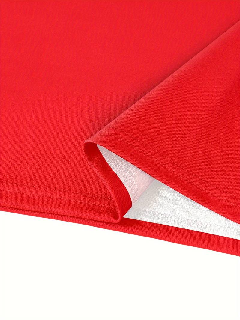 Levoire | Chemise De Golf Rouge À La Mode Dans Le Style De Rue