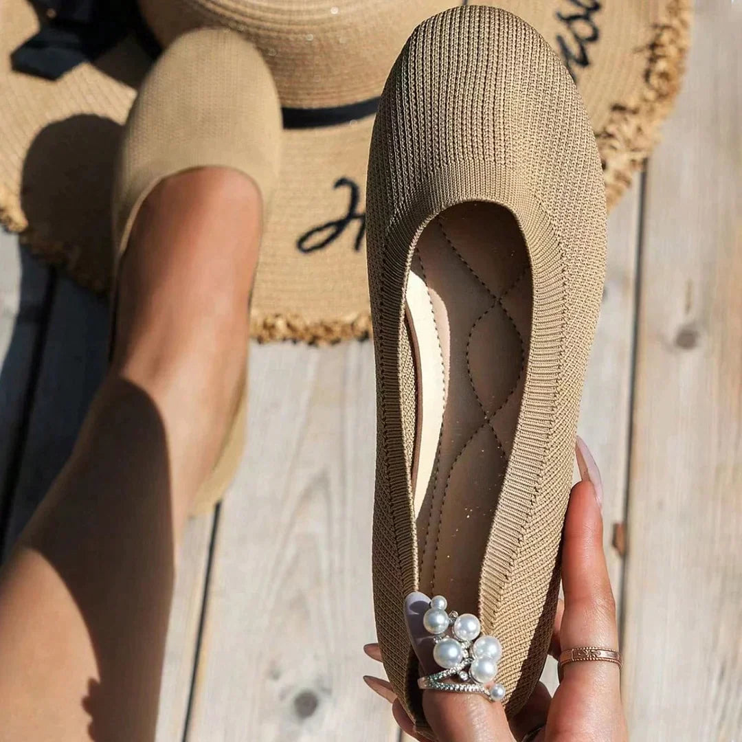 Levoire | Femmes Slip on Loafers Khaki