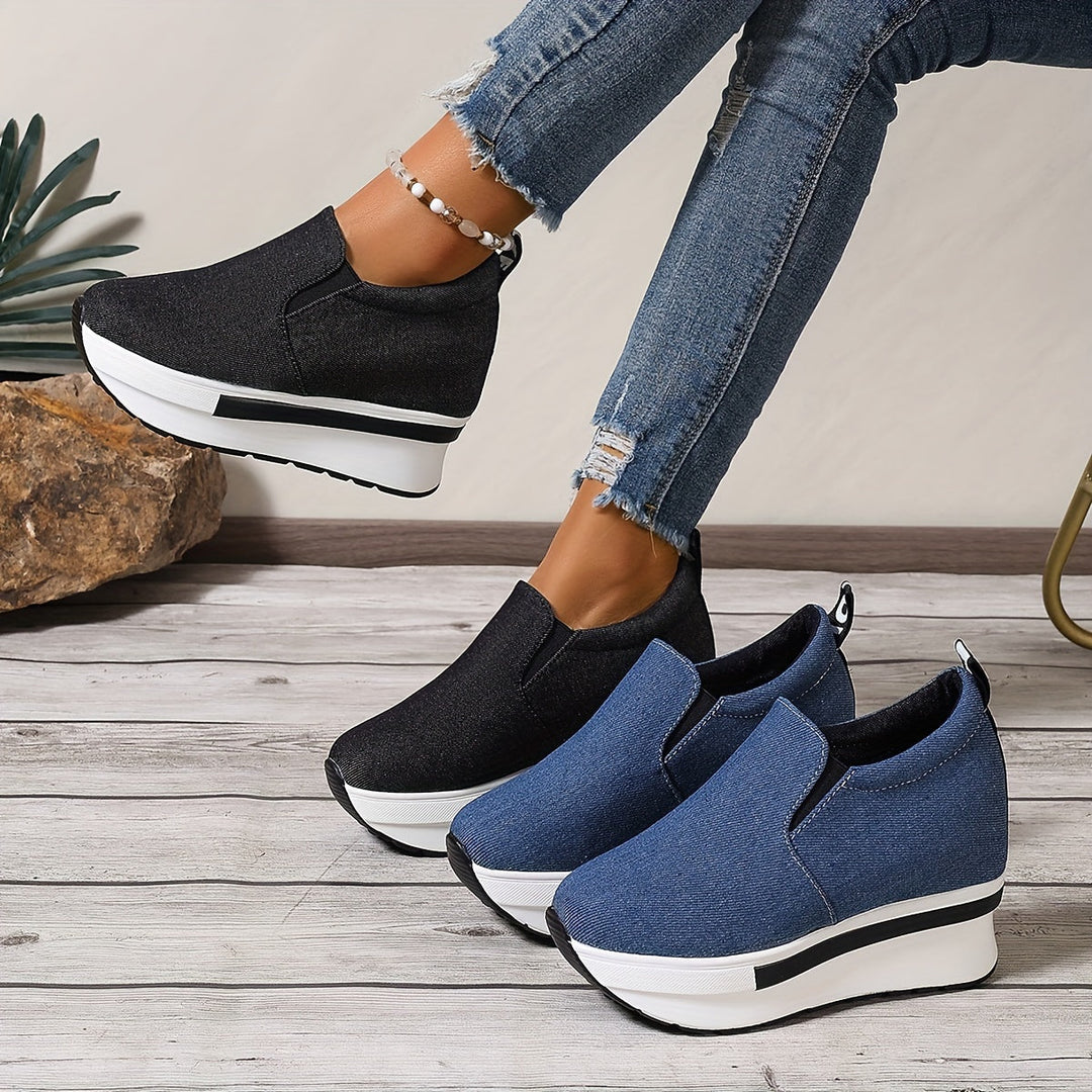 Levoire | Chaussure De Cheville En Denim Antidérapante Légère