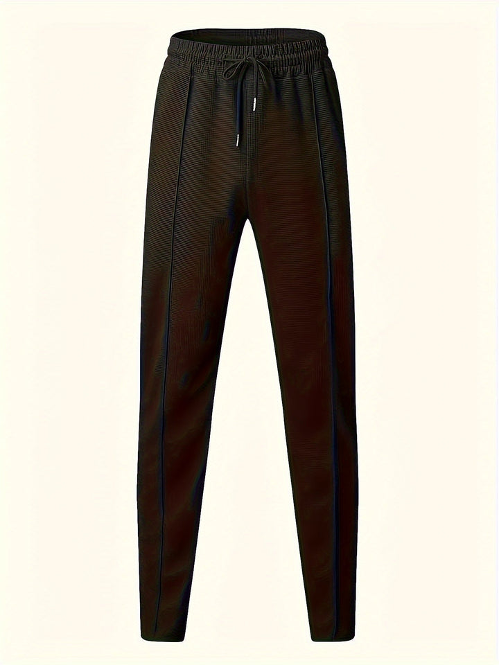 Levoire | Pantalons En Polyester Pour Hommes Avec Une Ceinture Élastique