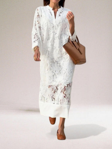Levoire | Robe Longue En Dentelle De Luxe