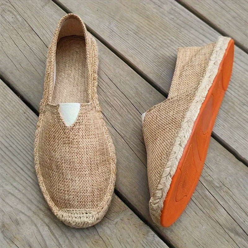 Levoire | Espadrilles Pour Hommes Mocassins Confort Décontracté Brun foncé