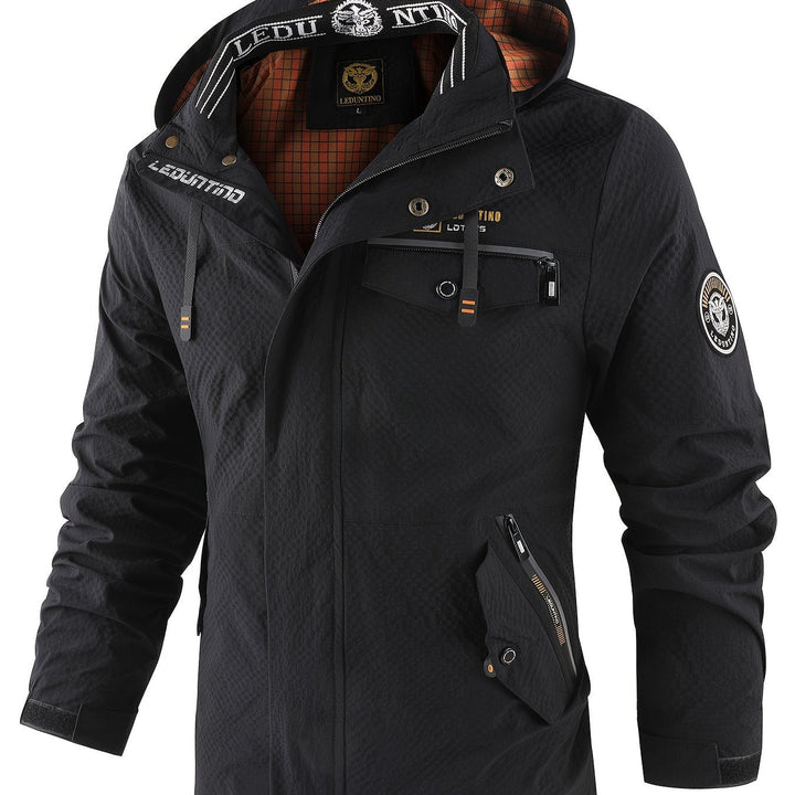 Levoire | Veste Pour Hommes Avec Capuche Protégée Des Intempéries Pour Toutes Les Conditions Météo