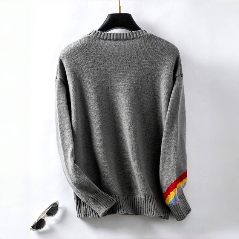 Levoire | En Tricot Arc-En-Ciel Décontracté