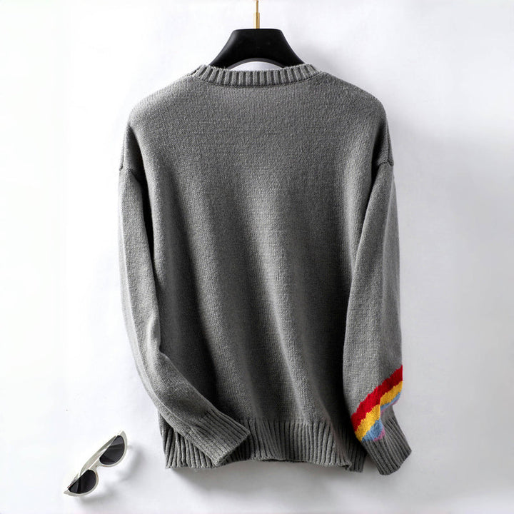 Levoire | En Tricot Arc-En-Ciel Décontracté