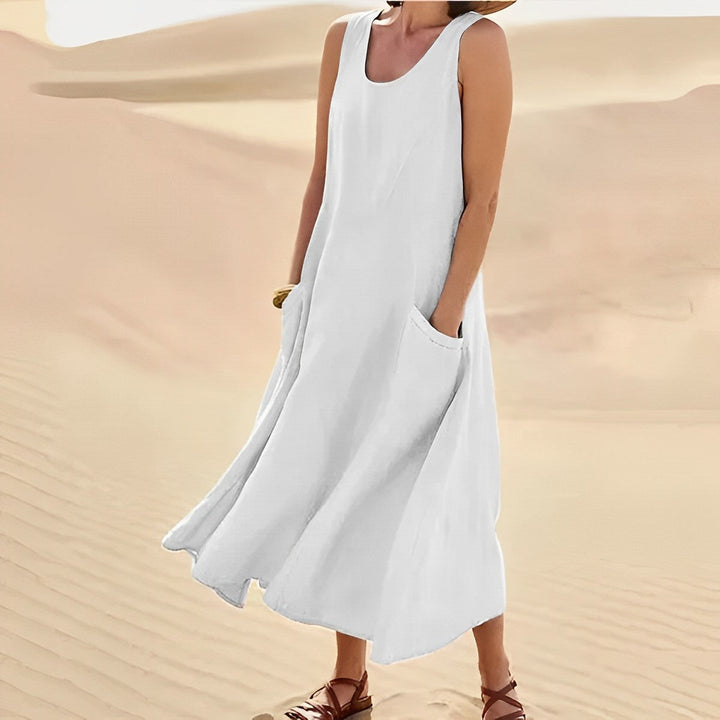 Levoire | Robe D'Été Pour Femmes Design Élégant Beige