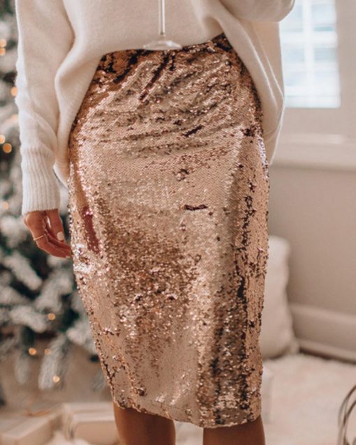 Levoire | Jupe En Satin À Taille Haute Confortable Pour Une Apparence Luxueuse Gull