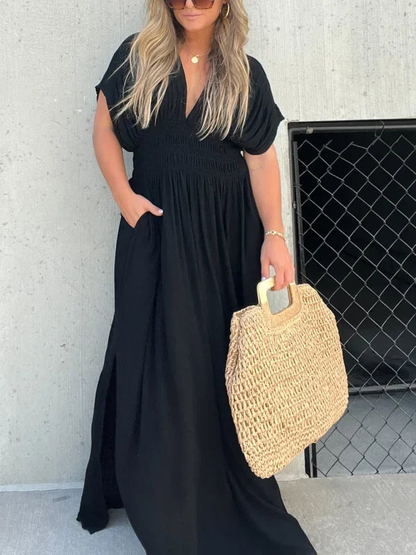 Levoire | Robe Maxi Décontractée en Lin