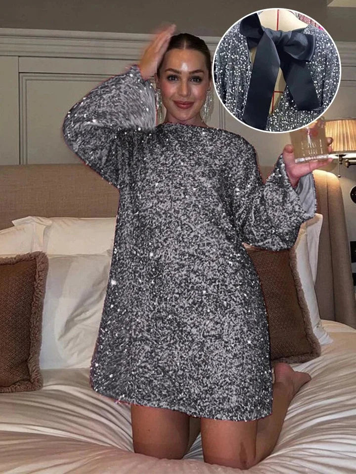 Levoire | Robe Scintillante Gris