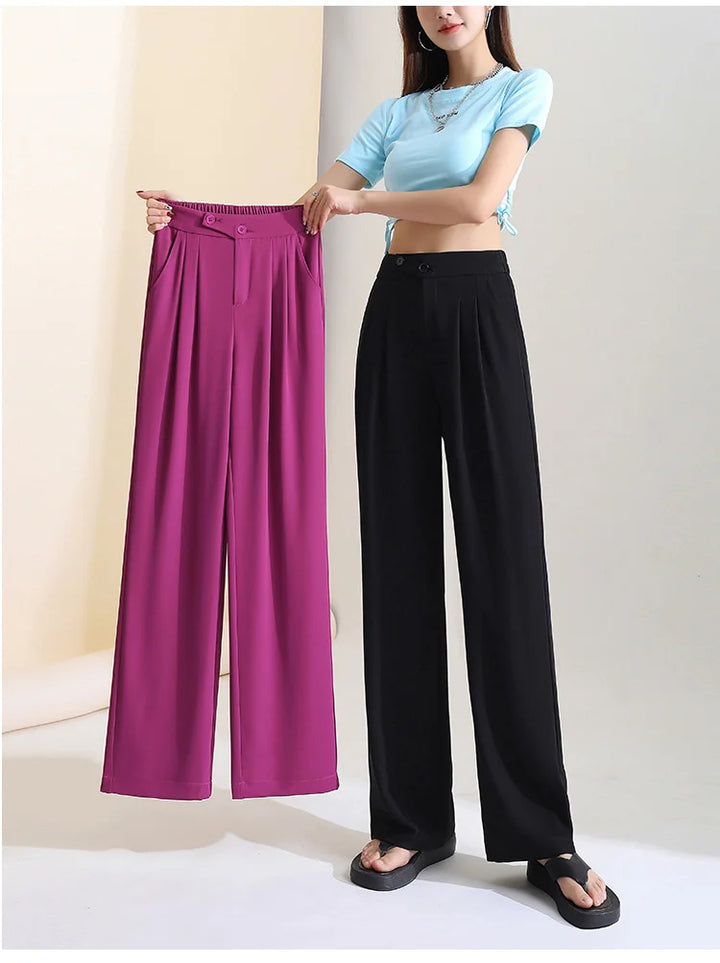 Levoire | pantalons larges pour femmes Lilas