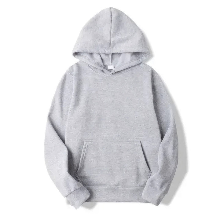 Levoire | Unisex Huppari Collegepaita, Jossa On Huppu Ja Mukava Neule Harmaa