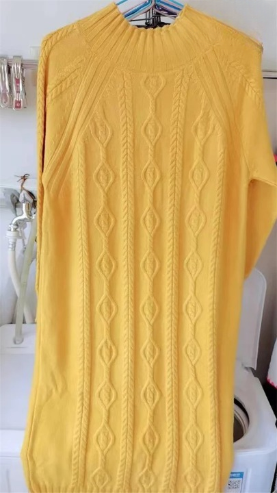 Levoire | Robe En Velours Jaune