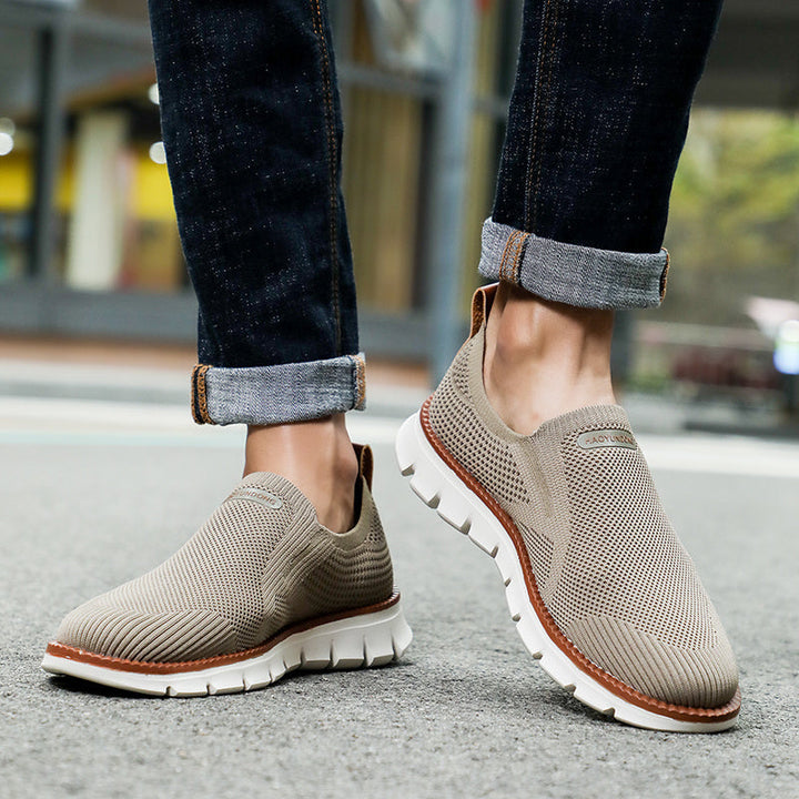 Levoire | Respirant Mesh Khaki Chaussures Pour Hommes
