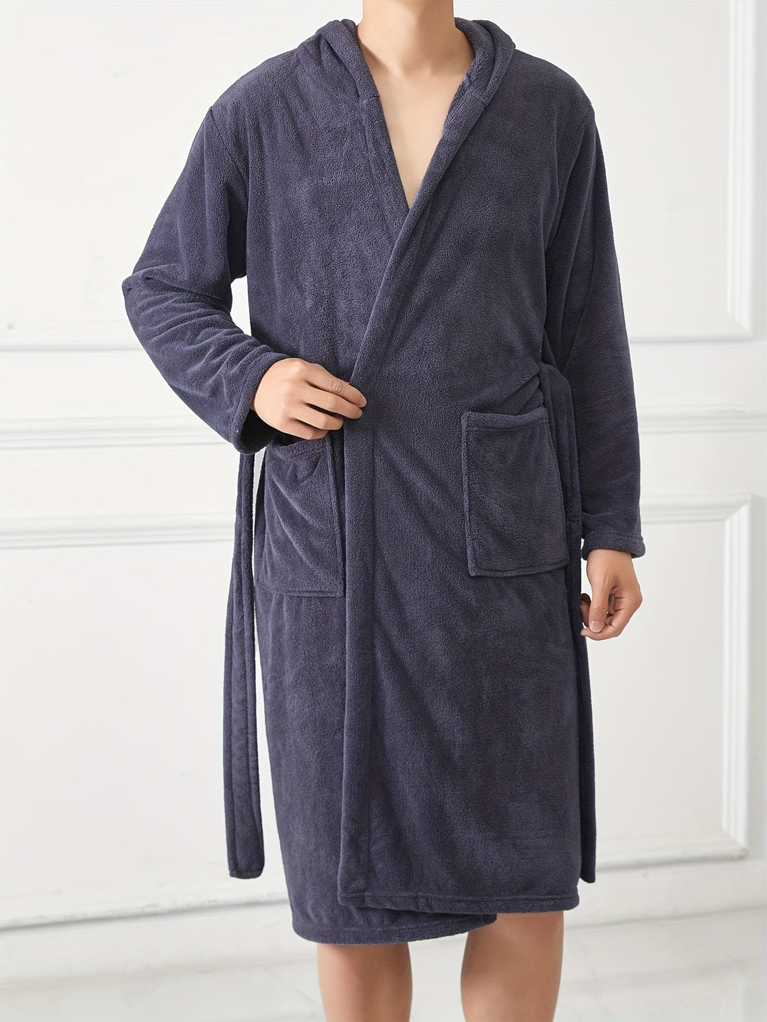 Levoire | Peignoir Pour Homme Chaud Et Doux Dans Une Teinte Unie