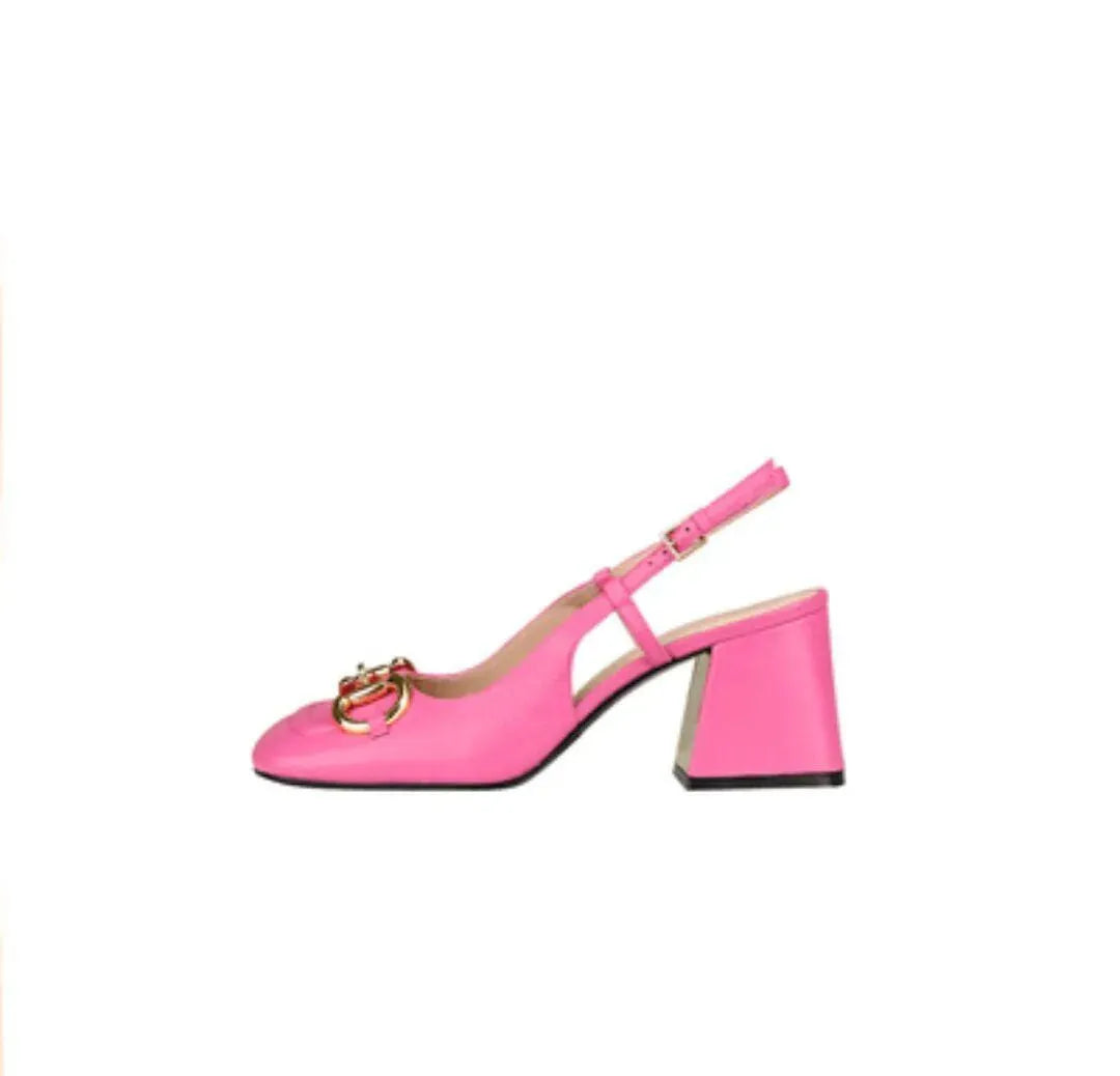 Levoire | Chaussures rétro pour femmes à talons et boucles - Élégance et style intemporels Rosa Cavité 7cm
