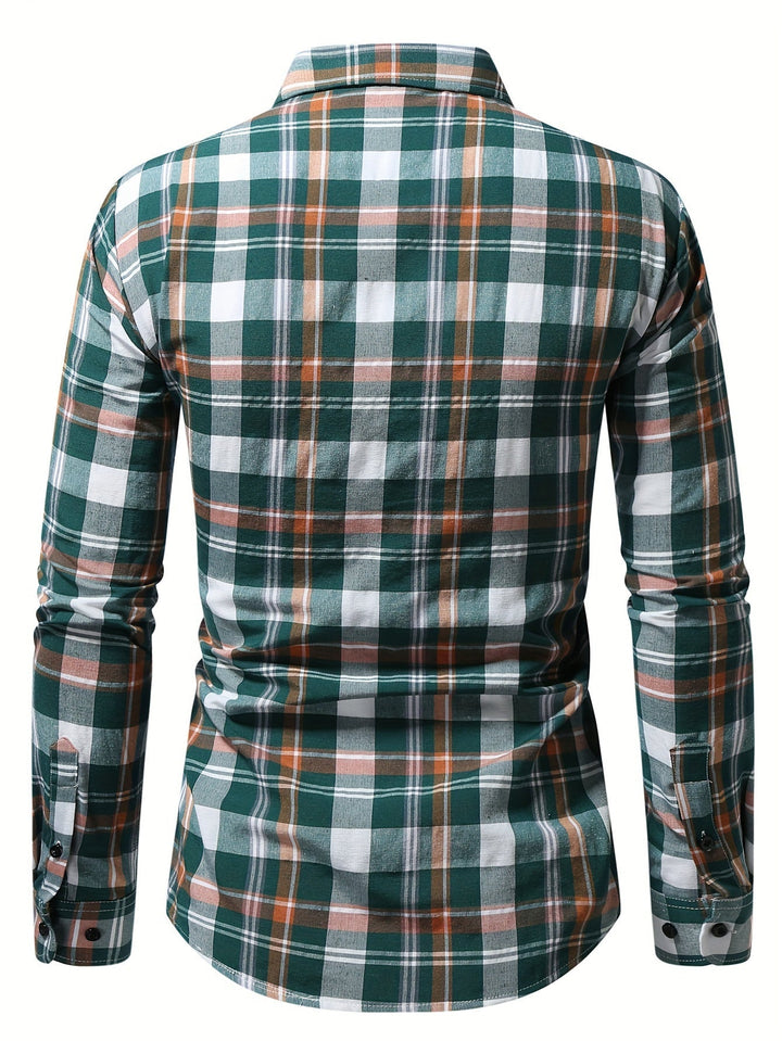 Levoire | Chemise De Sport À Rayures À Manches Longues Pour Hommes