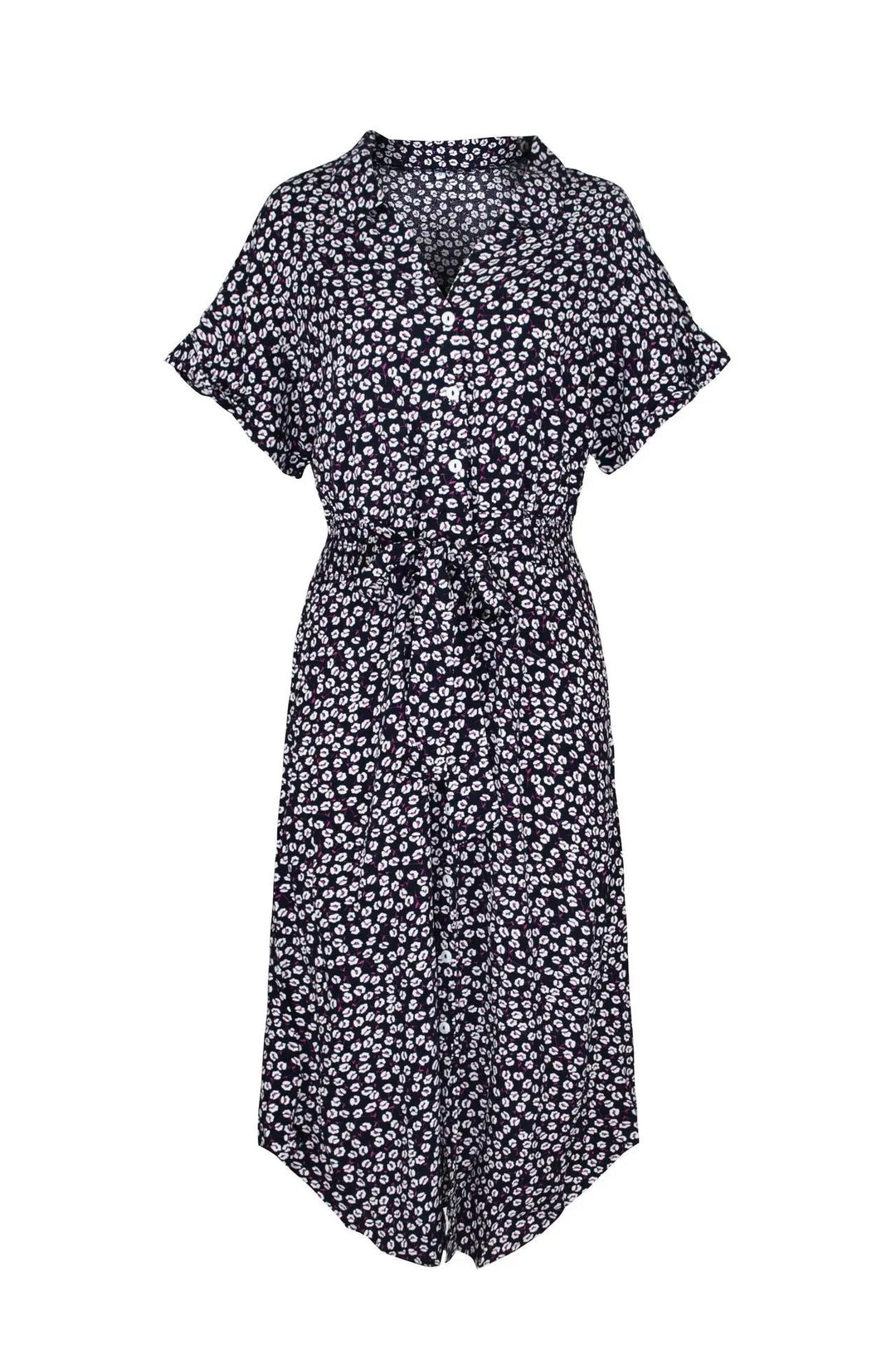 Levoire | Robe À Motif Floral Pour L'Été Bleu marine
