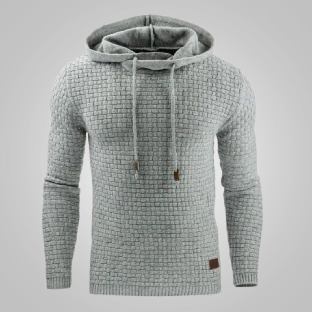 Levoire | Sweat à Capuche Confortable à Manches Longues Gris clair