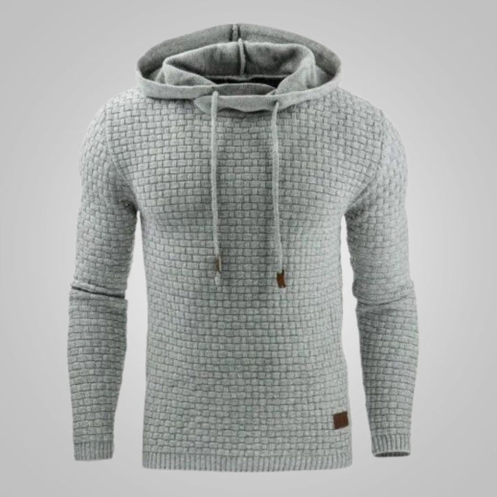 Levoire | Sweat à Capuche Confortable à Manches Longues Gris clair