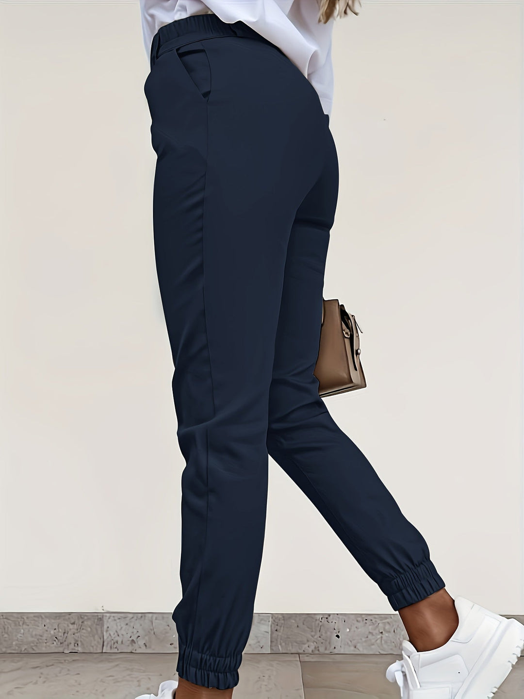Levoire | Pantalons Étroits Décontractés Simples Avec Des Poches Latérales