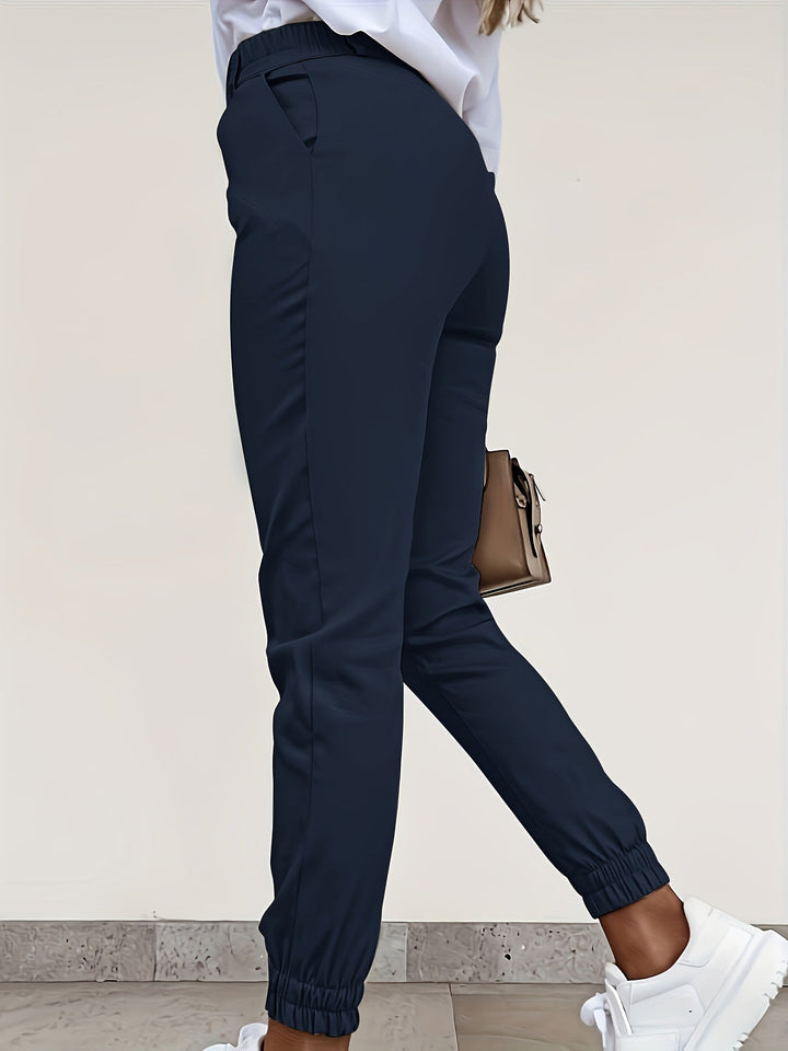 Levoire | Pantalons Étroits Décontractés Simples Avec Des Poches Latérales