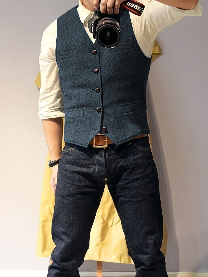 Levoire | Gilet En Laine Inspiré Par La Récolte Du Vin Avec Motif De Toile D'Araignée