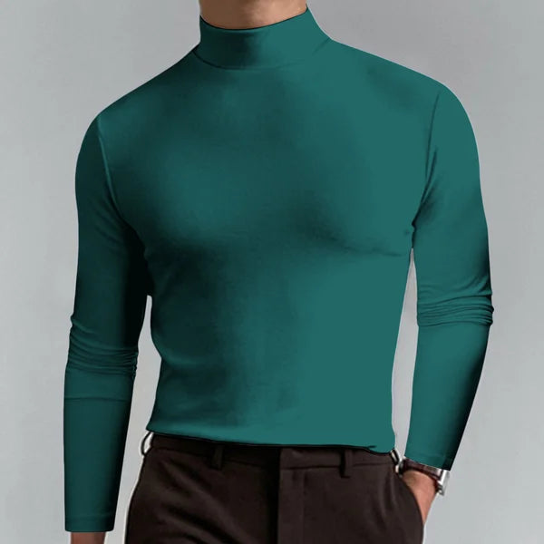 Levoire | T-Shirt Ajusté Taille Haute Et À Manches Longues Vert foncé