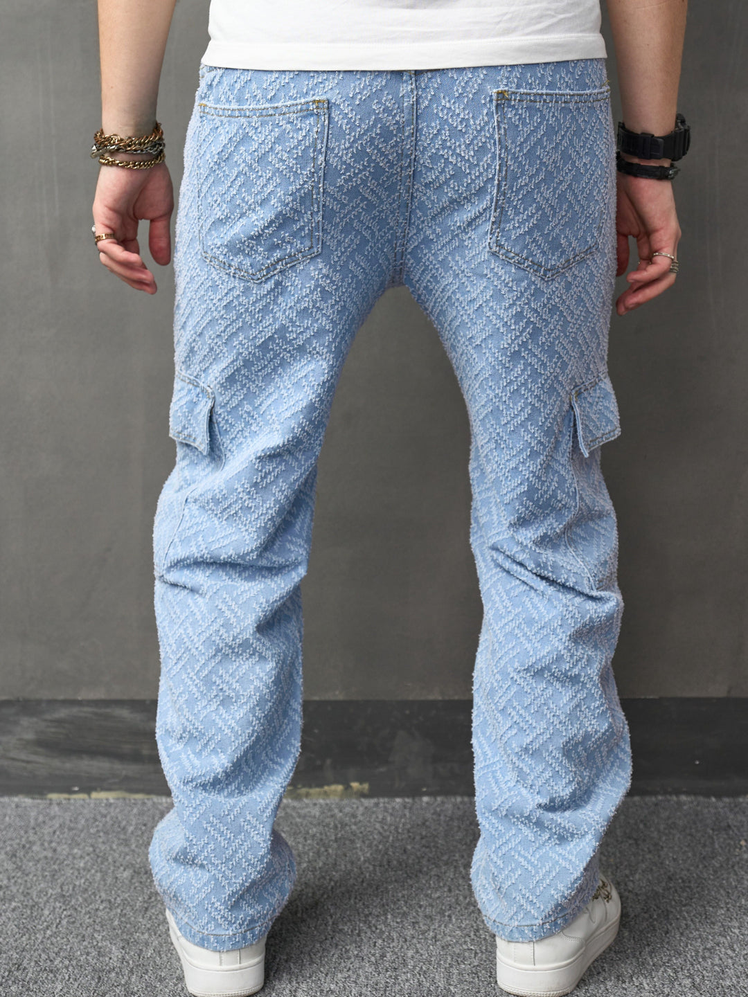 Levoire | Pantalons Pour Hommes En Mélange De Coton Avec Poches Latérales