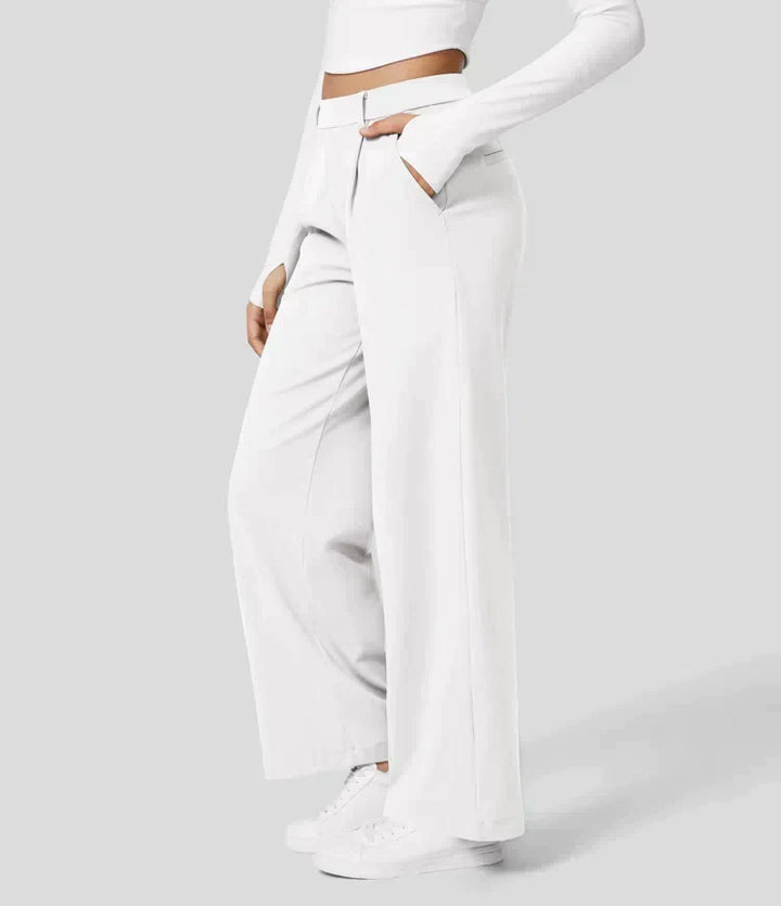 Levoire | Pantalon Palazzo Évasé Taille Haute Pour Femmes