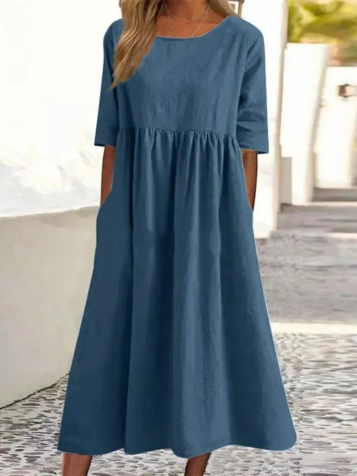 Levoire | Robe D'Été Respirante Bleu