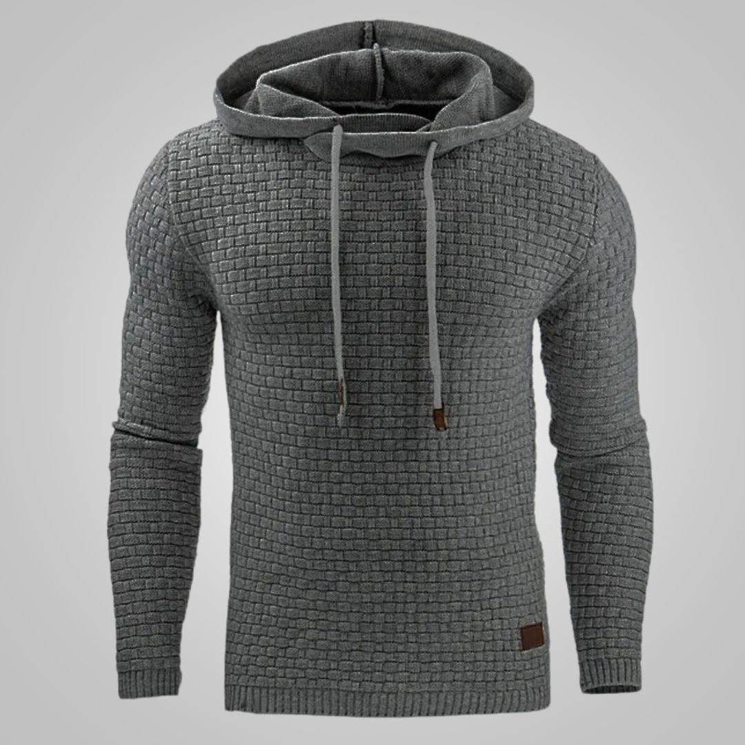 Levoire | Sweat à Capuche Confortable à Manches Longues gris foncé