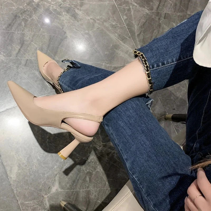 Levoire | Sandales À Levoire | Talons Pour - Femmes - Confortables Abricot