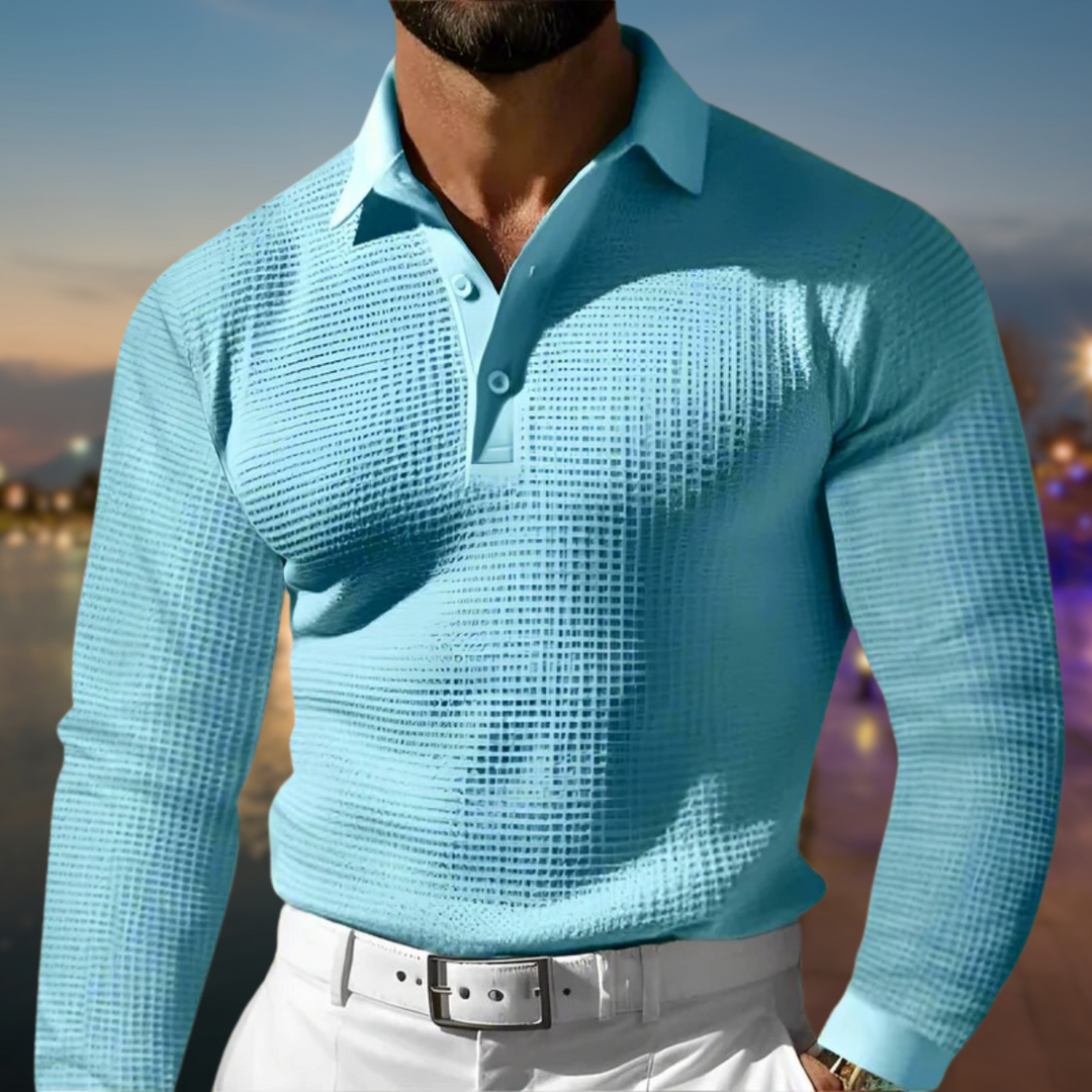 Levoire | Pull à col rond confortable Bleu clair