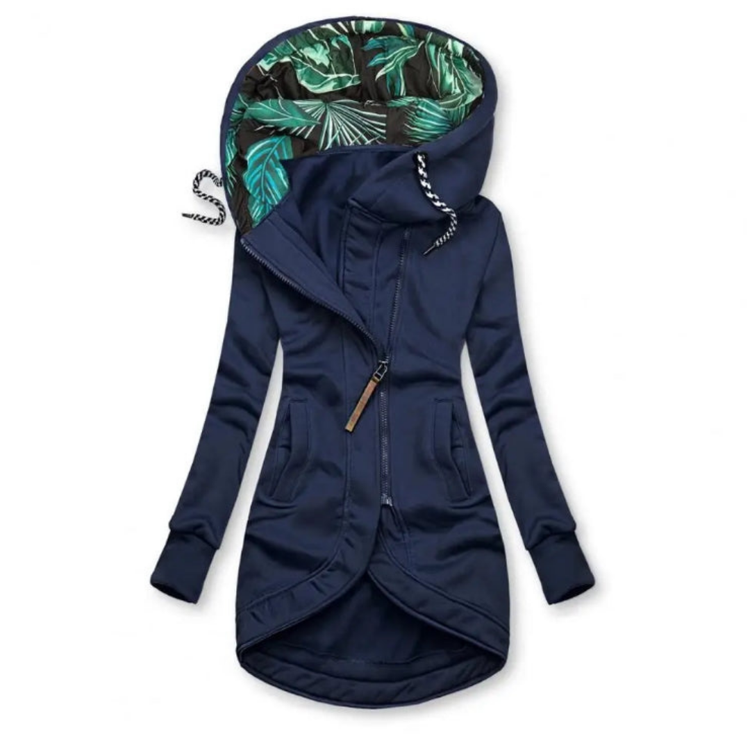 Levoire | Veste D'Hiver Avec Capuche Bleu