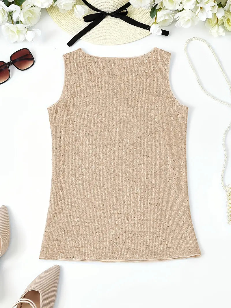 Levoire | Haut De Maillot Sans Manches Avec Des Paillettes