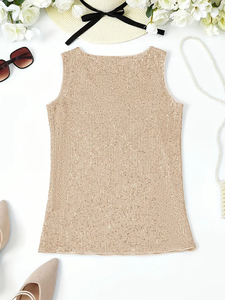Levoire | Haut De Maillot Sans Manches Avec Des Paillettes